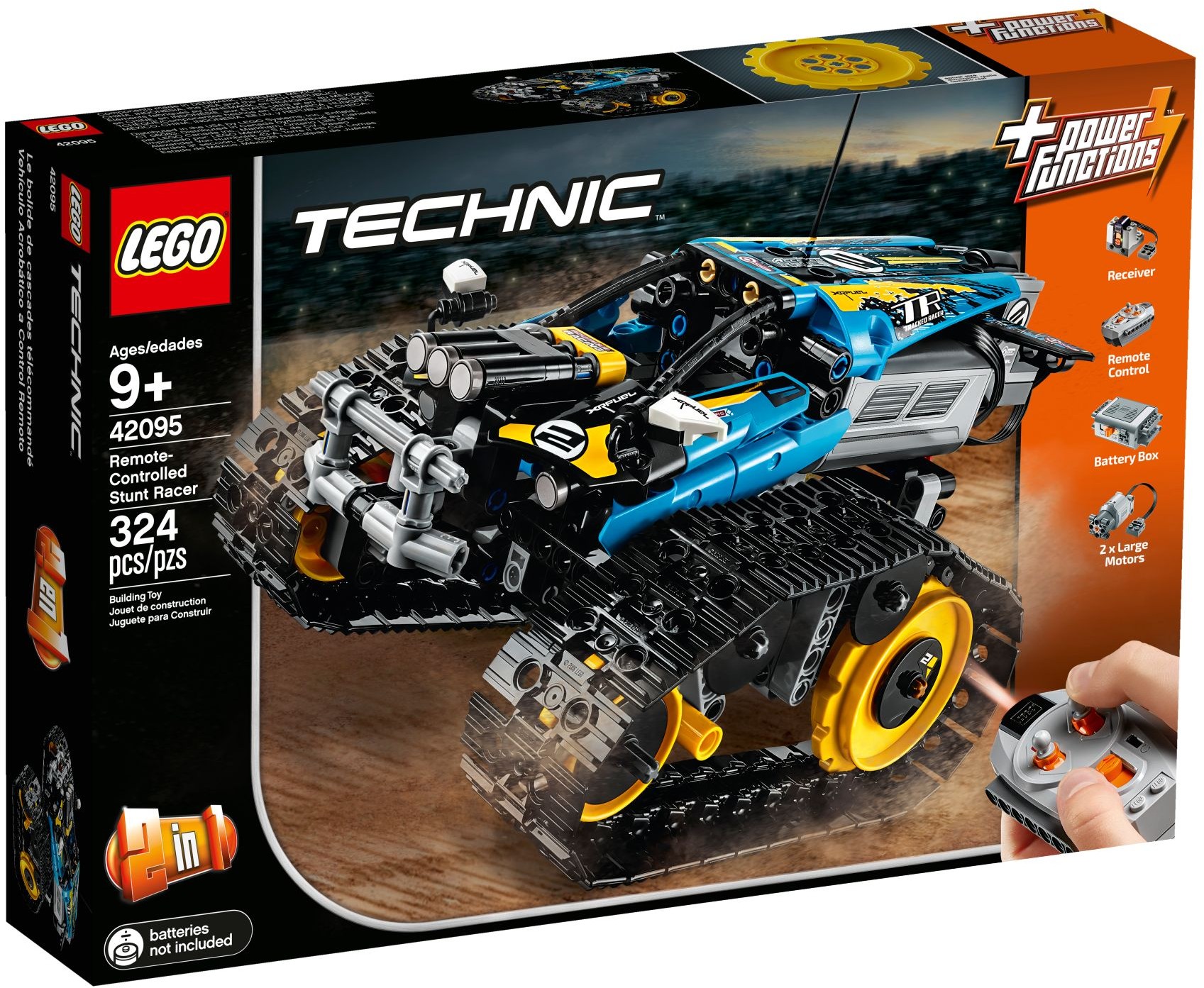 Mô hình LEGO Technic 42095 - Xe Địa Hình Biểu Diễn điều khiển từ xa (LEGO  42095 Remote-Controlled Stunt Racer)