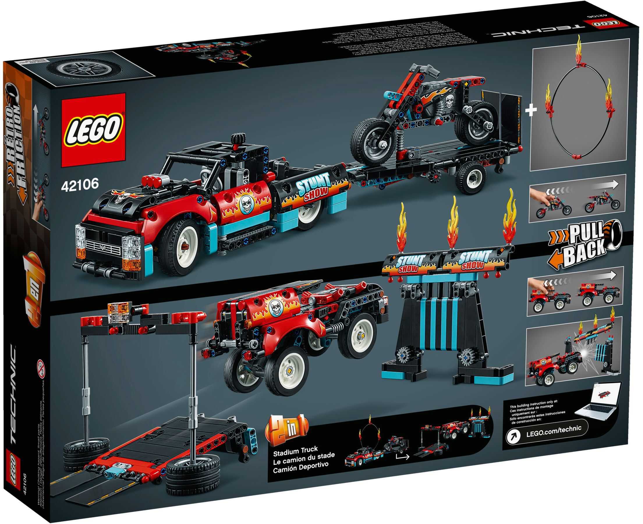 Mô hình LEGO Technic 42106 - Đội Xe Biểu Diễn Nhào Lộn (LEGO 42106 ...