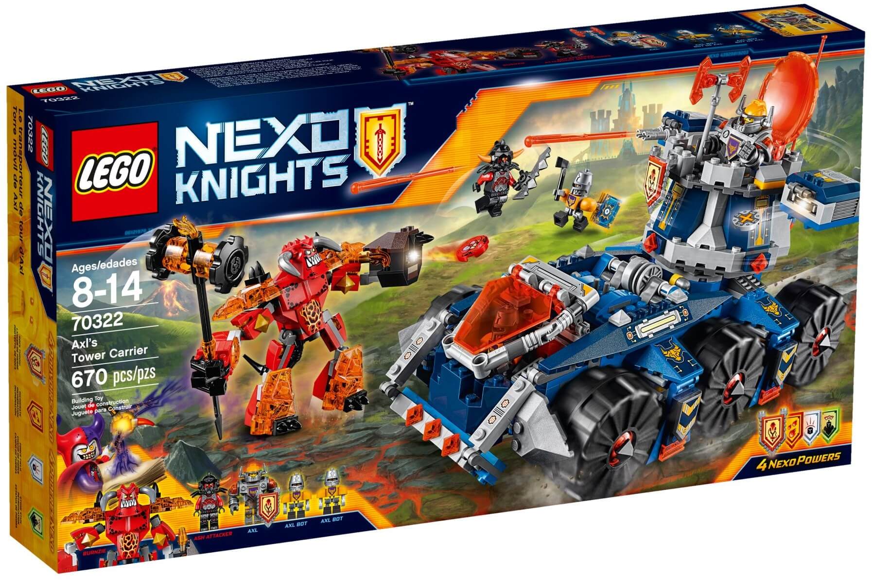 Đồ chơi lắp ráp LEGO Nexo Knights 70322 - Tháp Canh di động của Axl (LEGO  Nexo Knights Axl's Tower Carrier 70322) giá rẻ tại cửa hàng LegoHouse.vn  LEGO Việt Nam Đồ Chơi Lắp Ráp Lego Nexo Knights 70322 - Tháp Canh Di Động Của Axl (Lego  Nexo Knights Axl'S Tower Carrier 70322) Giá Rẻ Tại Cửa Hàng Legohouse.Vn  Lego Việt Nam