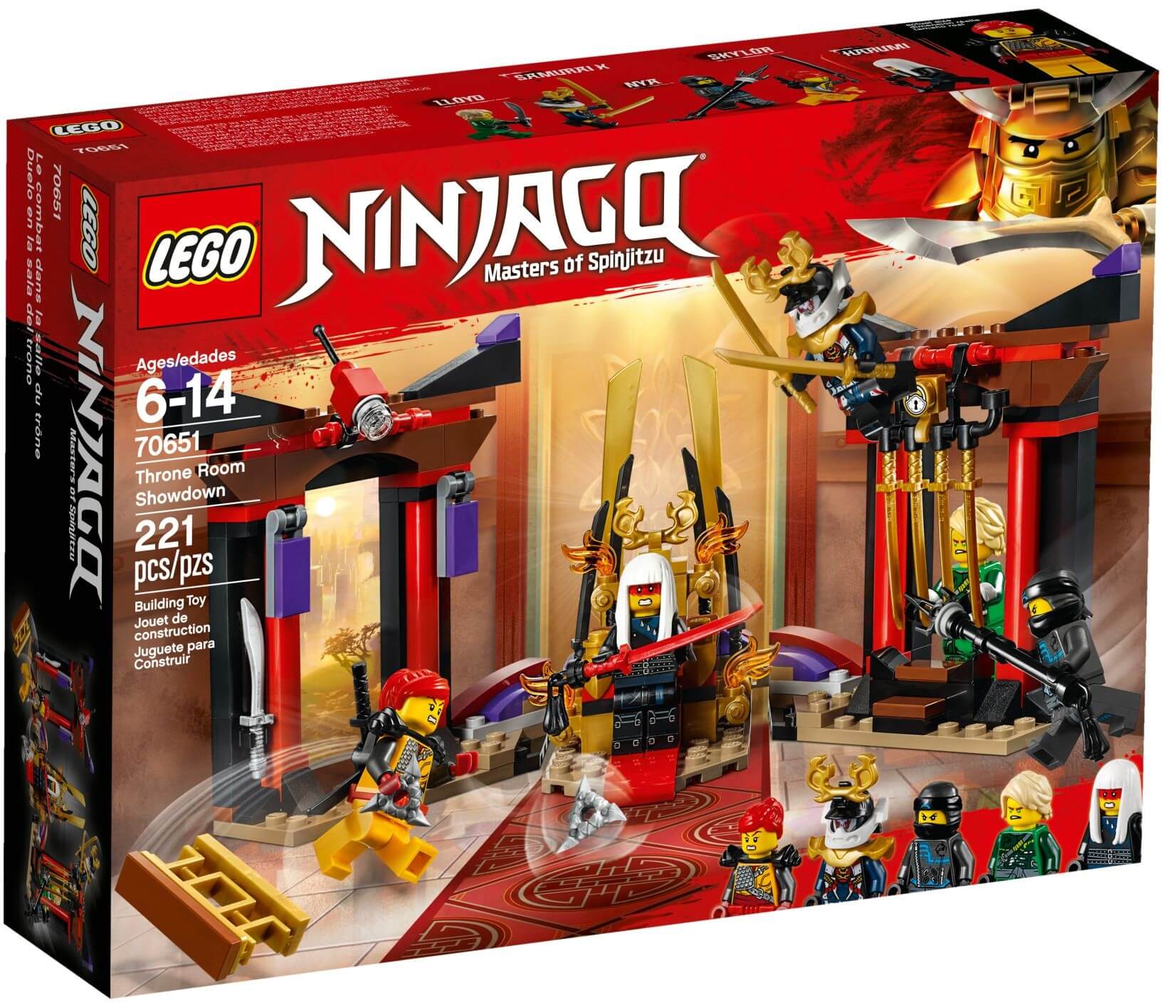 Đồ Chơi Lắp Ráp Lego Ninjago 70651 - Đại Chiến Trên Ngai Vàng (Lego Ninjago  70651 Throne Room Showdown) Giá Rẻ Tại Cửa Hàng Legohouse.Vn Lego Việt Nam