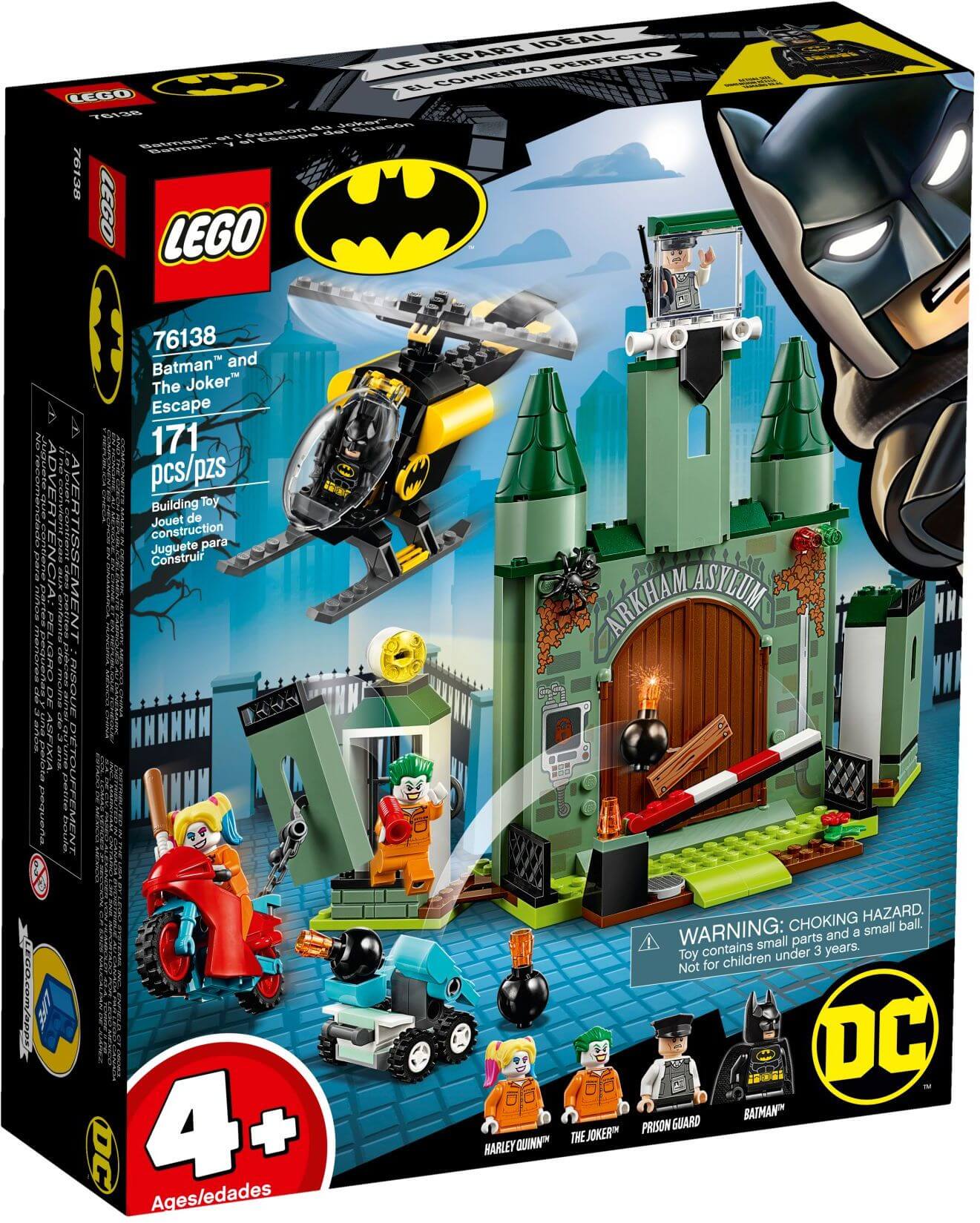 Đồ chơi LEGO DC Comics Super Heroes 76138 - Batman đại chiến Joker (LEGO  76138 Batman™ and The Joker™ Escape)