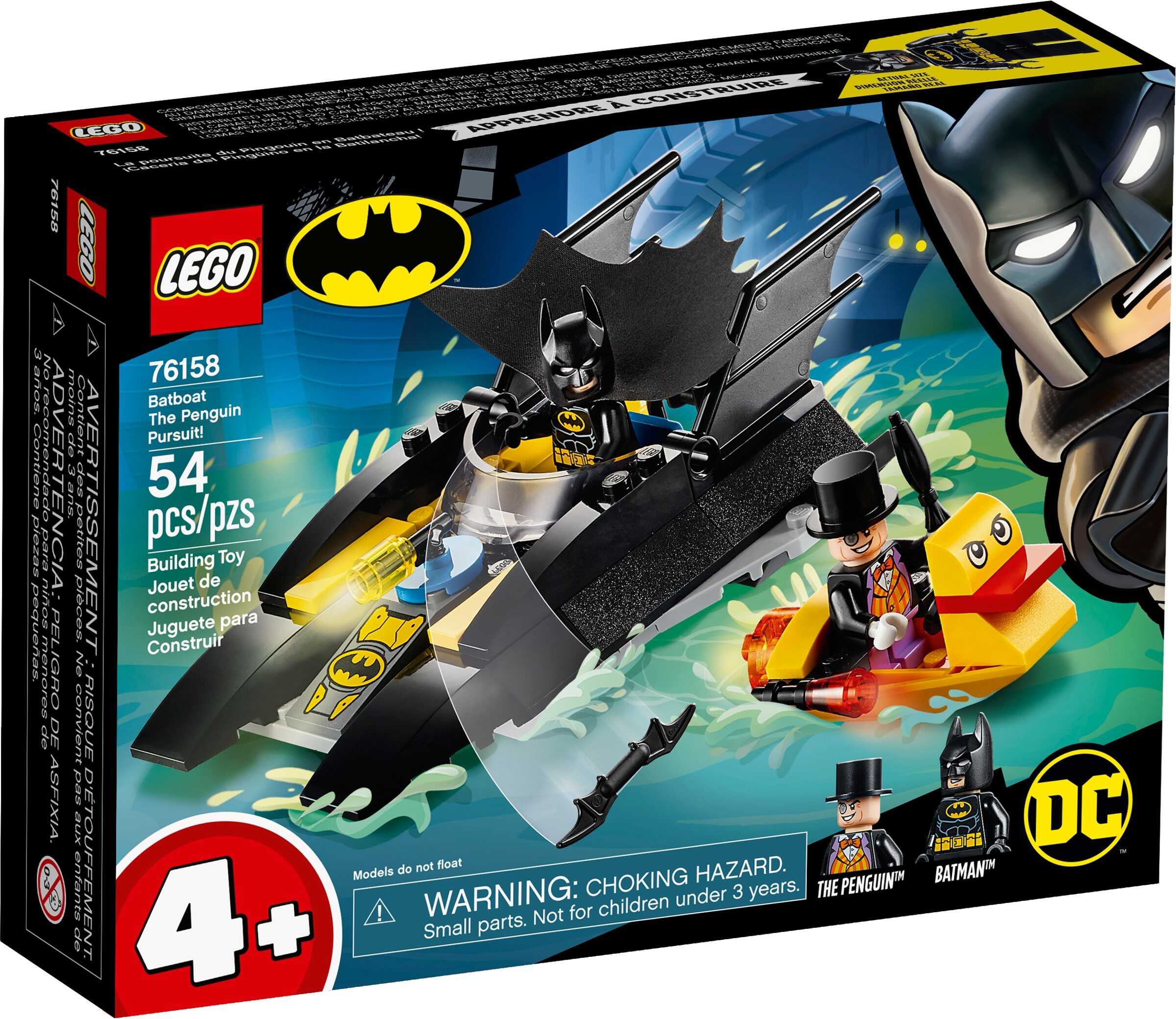 Đồ chơi LEGO Super Heroes DC 76158 - Thuyền của Batman (LEGO 76158 Penguin  Pursuit)