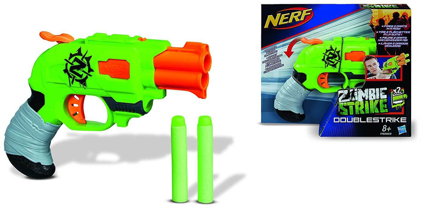nerf zombie strike doublestrike blaster