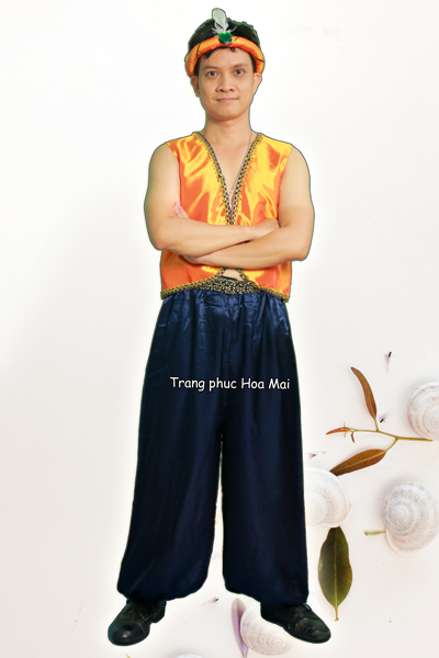 Trang phục Ấn Độ nam - Cam