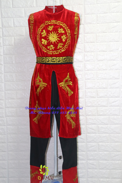 Trang phục Âu Lạc nam - Đỏ đen