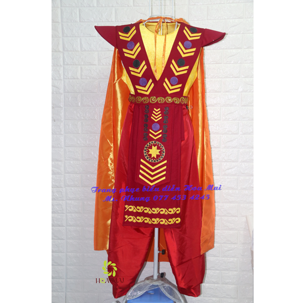 Trang phục Âu Lạc nam - Vua Hùng