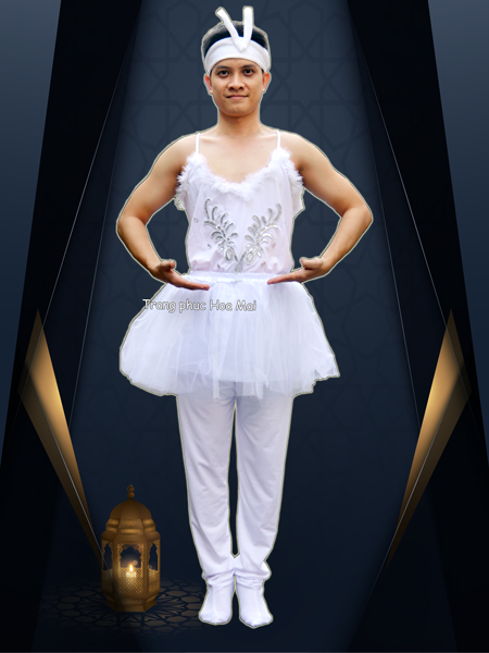 Người mẫu MXH thu hút khi diện trang phục múa ballet
