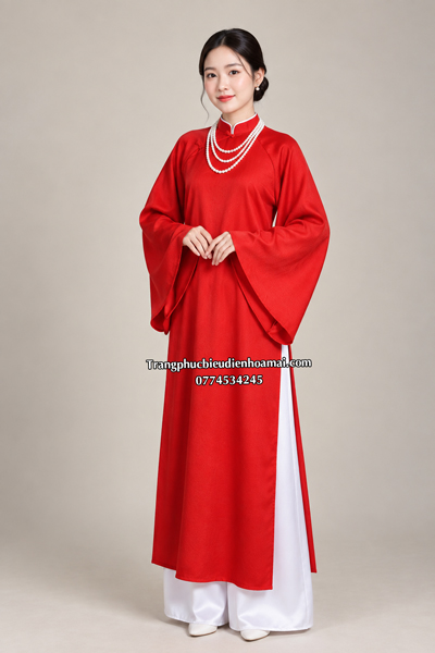 Cổ phục nữ - Đỏ