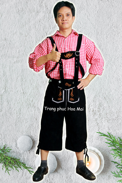 Trang phục Đức nam - Đỏ đen