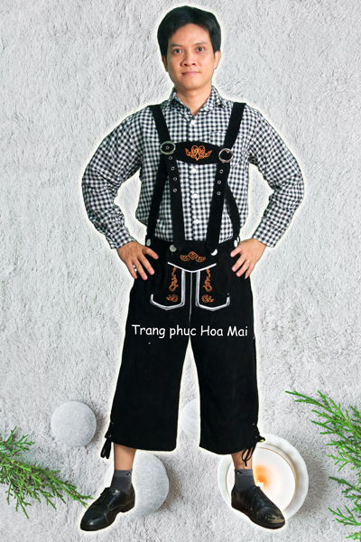 Trang phục Đức nam - Trắng đen