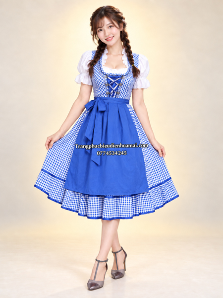 Trang phục Đức - Caro Xanh dương
