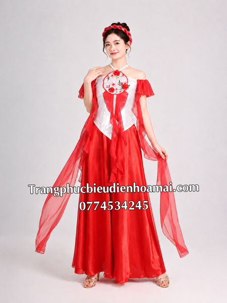 Đương đại nữ Yếm - Đỏ trắng ô tròn