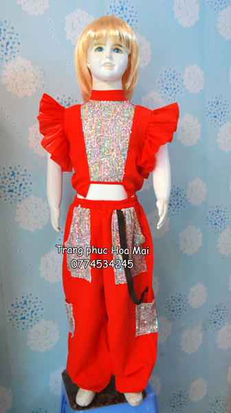 Nhảy hiện đại C1 -  Đỏ kim sa rời