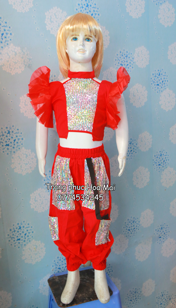 Nhảy hiện đại MN -  Đỏ kim sa rời