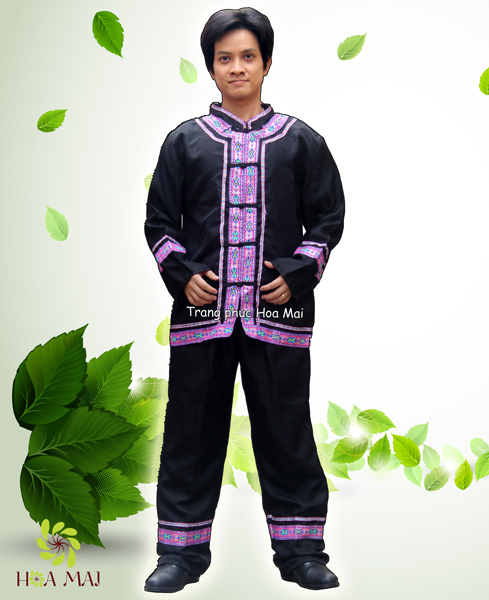 Cho thuê trang phục dân tộc Thái nam - Trang phục Hoa Mai