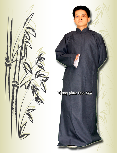 Trang phục Trung Quốc nam Xám thượng hải