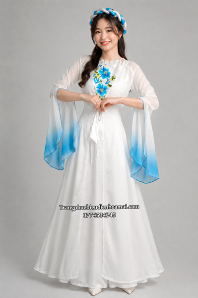 Tứ thân trắng xanh tay lỡ 1