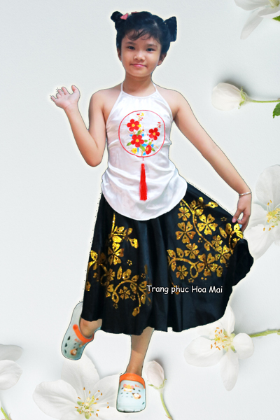 áo váy yếm logo brosk 79 - AV981 - ĐEN | thoitrangxitin.com
