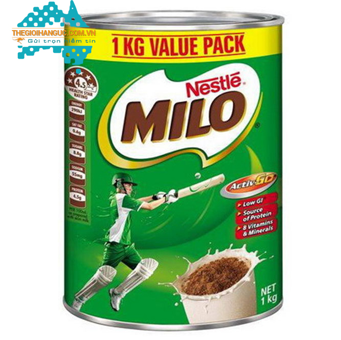 sữa milo úc