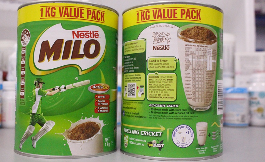 sữa milo úc loại 1kg