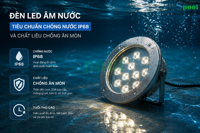 Lắp đặt hệ thống đèn LED âm nước: Những lưu ý quan trọng để tránh chập điện