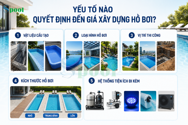 Xây hồ bơi gia đình hết bao nhiêu tiền? Checklist những chi phí bắt buộc