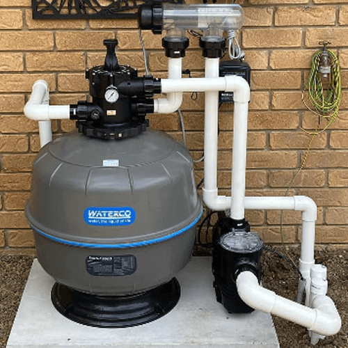 bình lọc cát bể bơi lắp ngoài trời