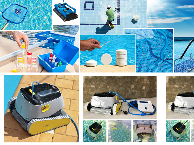 Nên chọn bộ dụng cụ chuyên dụng hay robot vệ sinh hồ bơi