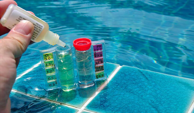 Quy trình test nước hồ bơi