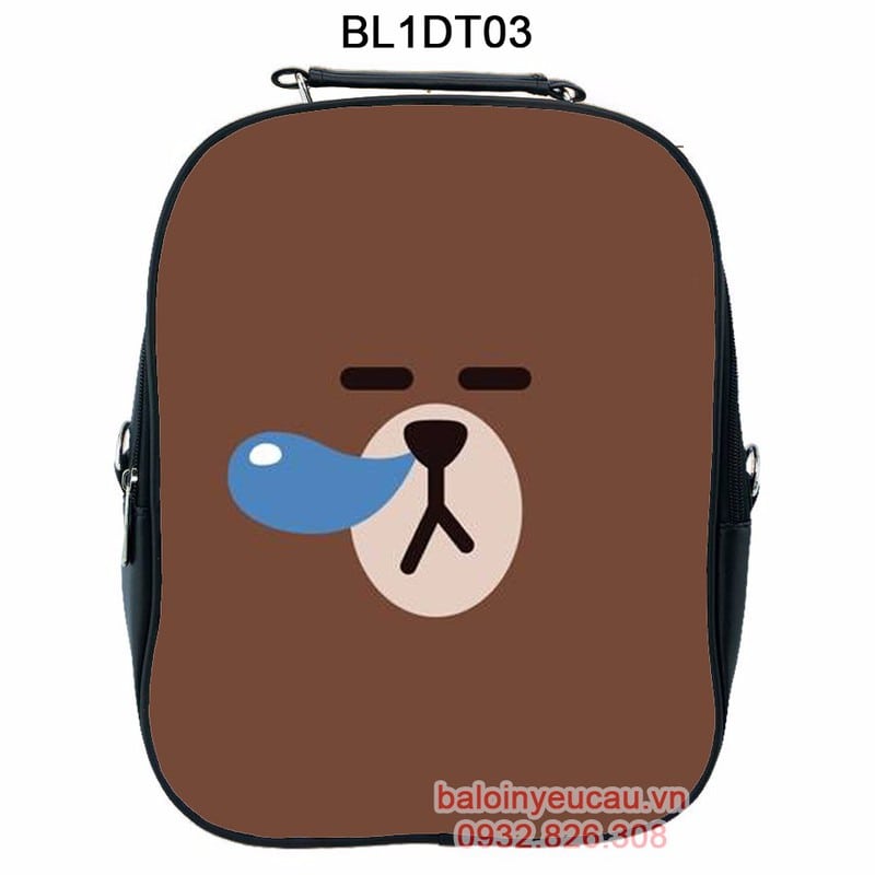 balo gấu brown line thỏ cony
