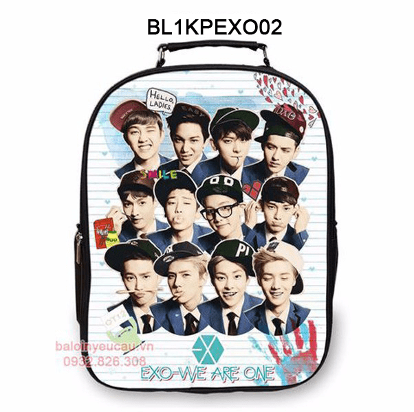 balo in hình exo đẹp, balo kpop exo