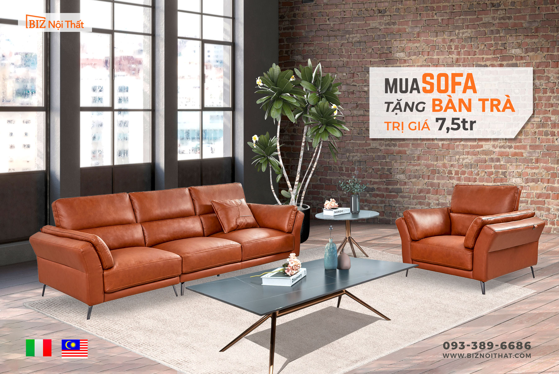 ƯU ĐÃI HOT THÁNG 5 - MUA SOFA TẶNG NGAY BÀN TRÀ TRỊ GIÁ 7,5TR