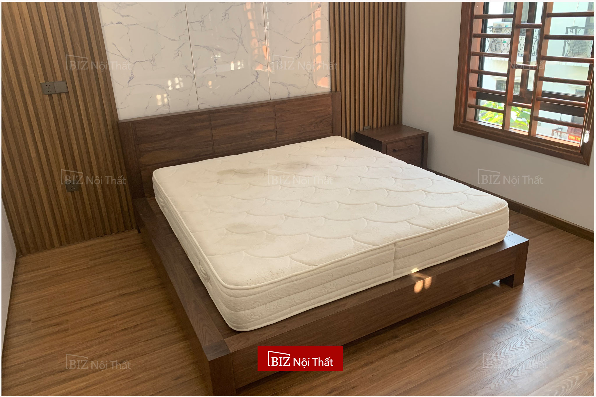 Giường Gỗ Óc Chó có doanh số vượt trội tại BizNộiThất