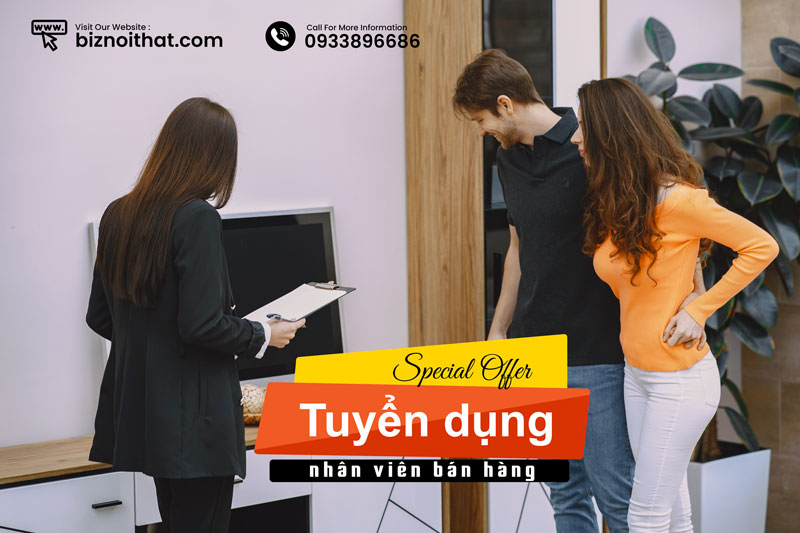Nhân viên Bán Hàng Showroom Nội Thất (Nam hoặc Nữ)