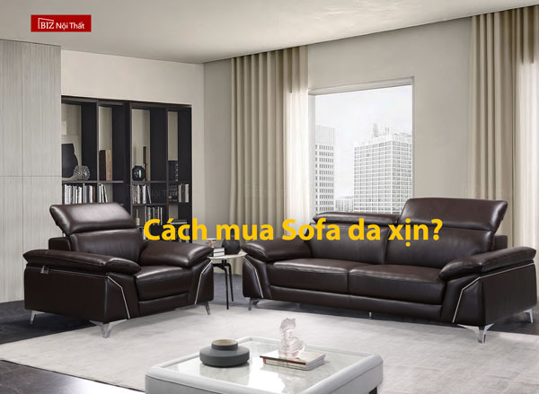 Những điều cần biết khi mua Sofa da bò thật