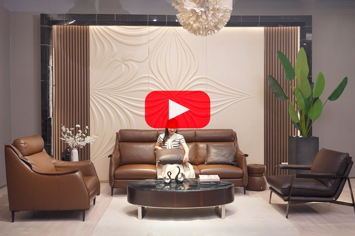 Review bộ ghế Sofa DIVANO 770 màu Nâu Champagne - Chạm vào đẳng cấp sống trong chất lượng.