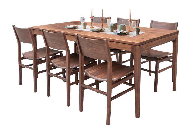 Bàn Ăn Gỗ Óc Chó Xuất Khẩu Mỹ Kenton