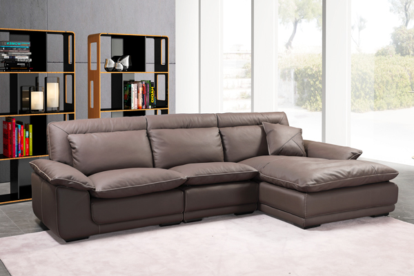 Bộ Sofa Góc chất liệu da bò Ý nhập khẩu Divano L902 dài 3,1m