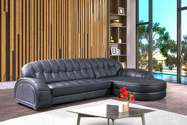 Bộ Sofa nhập khẩu chất liệu da bò Ý Divano L-509