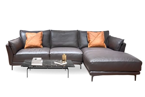 Bộ Ghế Sofa chất liệu da bò Ý Divano L-809