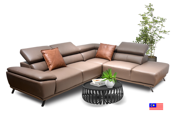 Bộ Sofa da bò nhập khẩu Malaysia SOFIA-2191