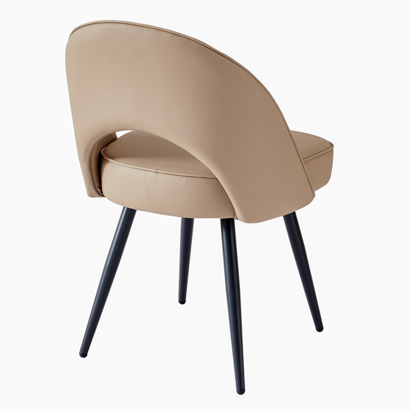 Ghế ăn vật liệu da PU nhập khẩu C1307 màu kem beige