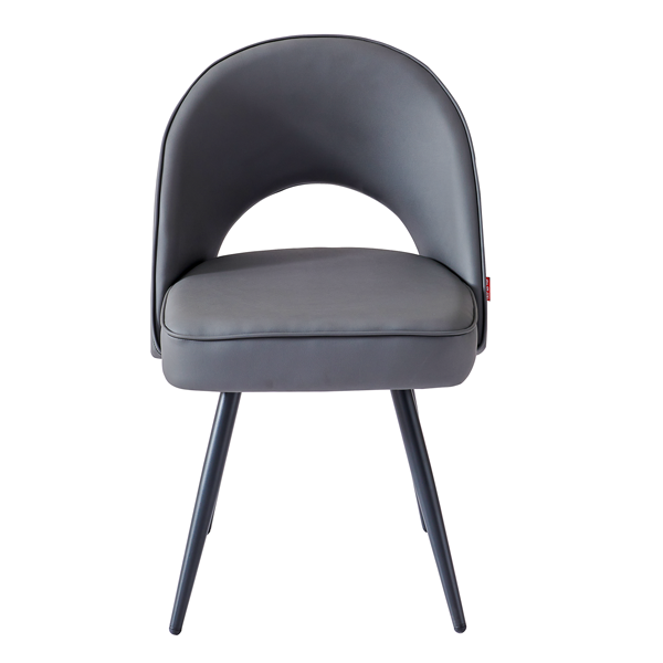 Ghế ăn vật liệu da PU nhập khẩu C1307 màu xám Dark Gray