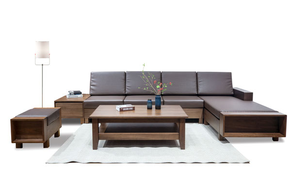 Bộ Sofa Gỗ Óc Chó thông minh xuất khẩu Nhật Bản SL-15W