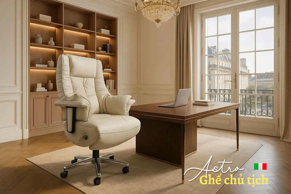 Ghế Chủ Tịch Nhập Khẩu ASTRO-2210 màu Tobacco
