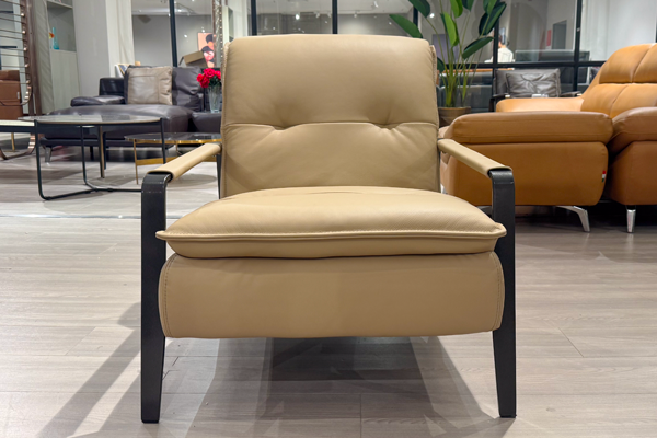 Ghế thư giãn da bò Ý Rose nhập khẩu màu Nâu Cacao Brown