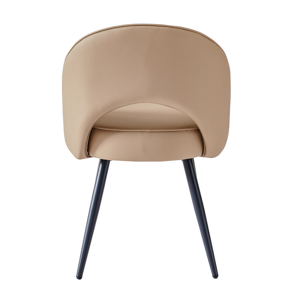 Ghế ăn vật liệu da PU nhập khẩu C1307 màu kem beige