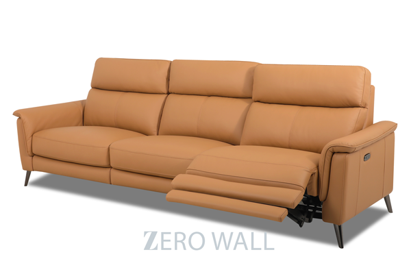 Sofa Thông Minh thư giãn chỉnh điện Zero Wall Astro 296 màu Nâu Dark Brown
