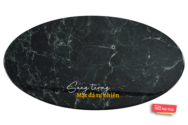 Bàn Trà Mặt Đá tự nhiên Mable C25021A màu xanh ngọc cao cấp nhập khẩu