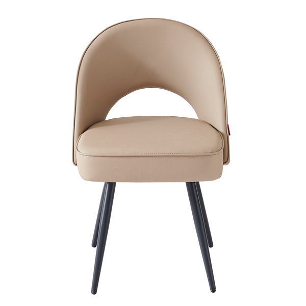 Ghế ăn vật liệu da PU nhập khẩu C1307 màu kem beige